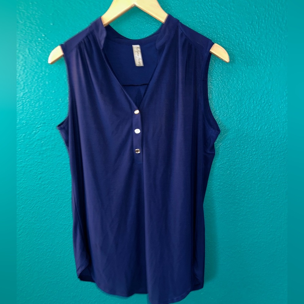 Perception concept, extra large, women’s tank top blouse